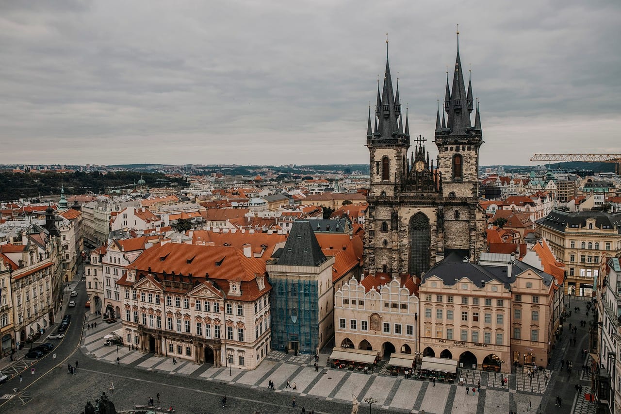 square, old quarter, prague, roofs, historical sites, people, prague, prague, prague, prague, prague